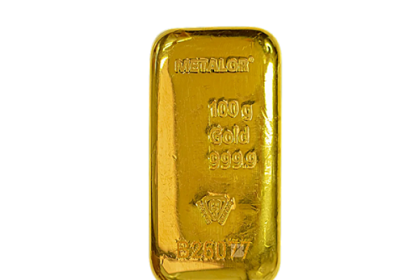 100g Metalor Gold Cast Bar