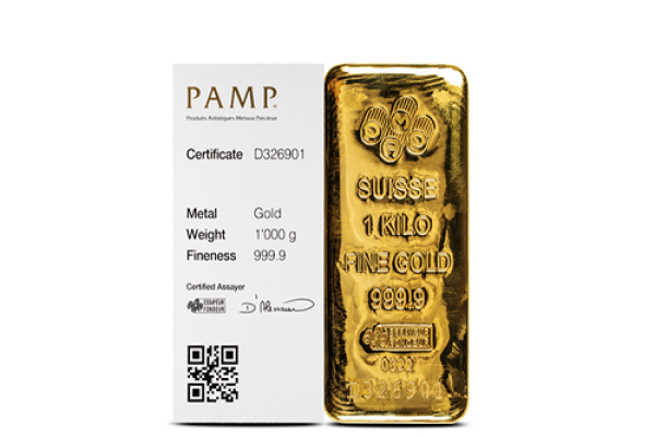 1kg PAMP Suisse Gold Bar